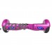 Hoverboard Two-Wheel Self Balancing Electric Scooter 6.5" UL 2272 Certified with Bluetooth Speaker and LED Light (Purple)   